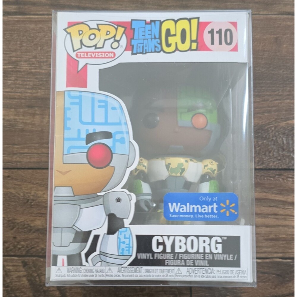 Funko Pop! Vinyl: Teen Titans Go! - Cyborg - Walmart (Exclusive) #110